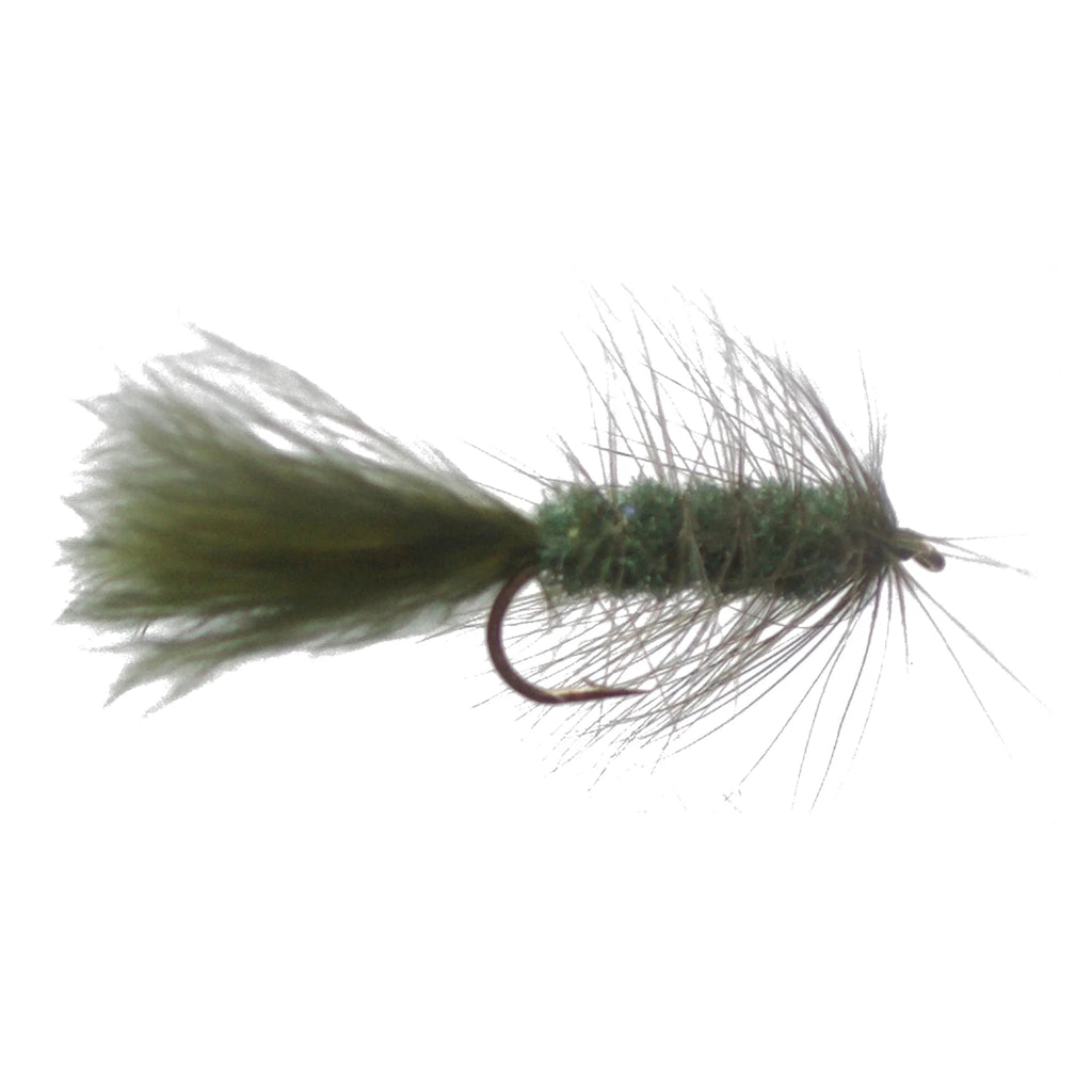 Fairplay Olive Wooly Bugger Fly, Size 10, 4 Pack, 709355