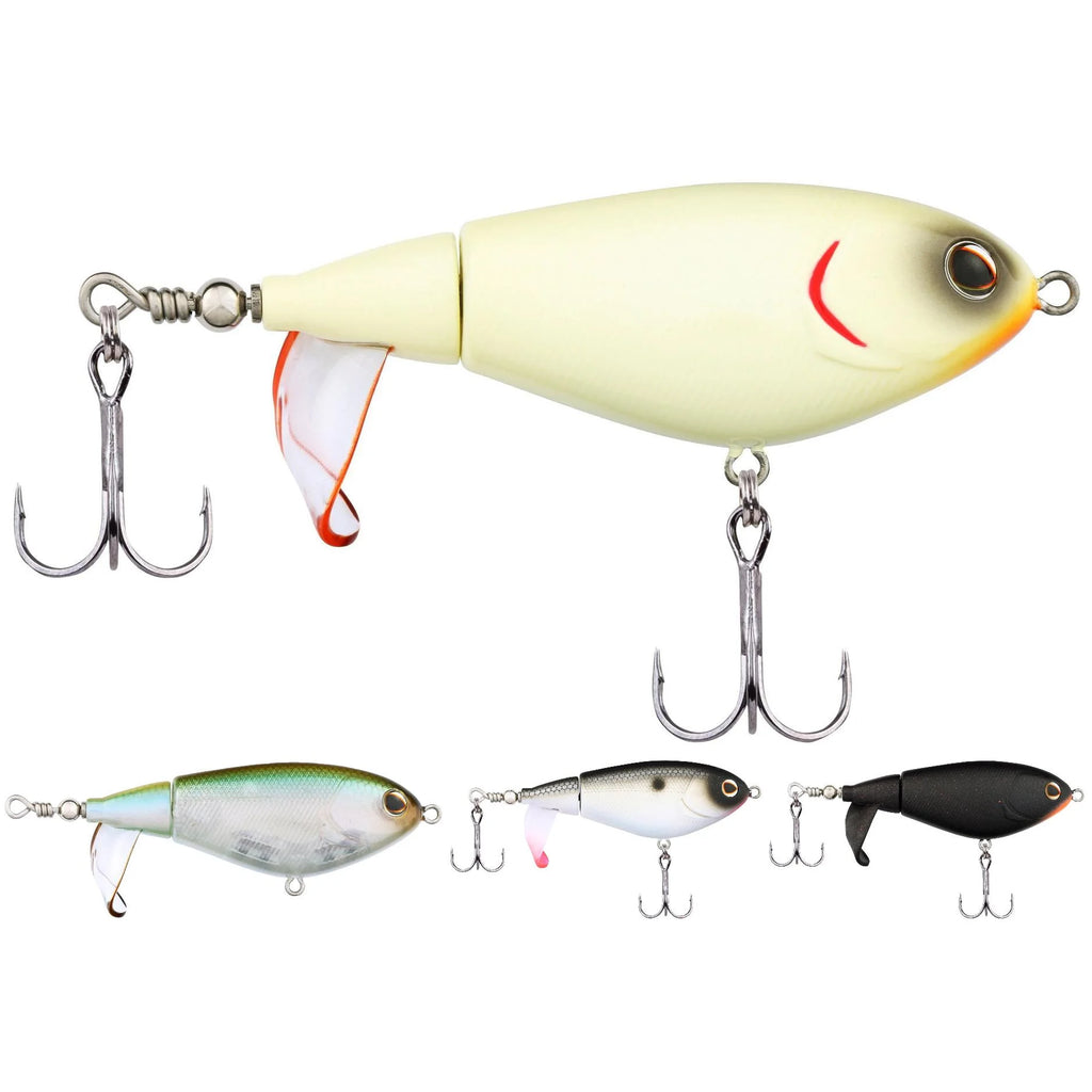 Choppo Top-Water Fishing Lures for Bass, Pike & Musky, 3-Count