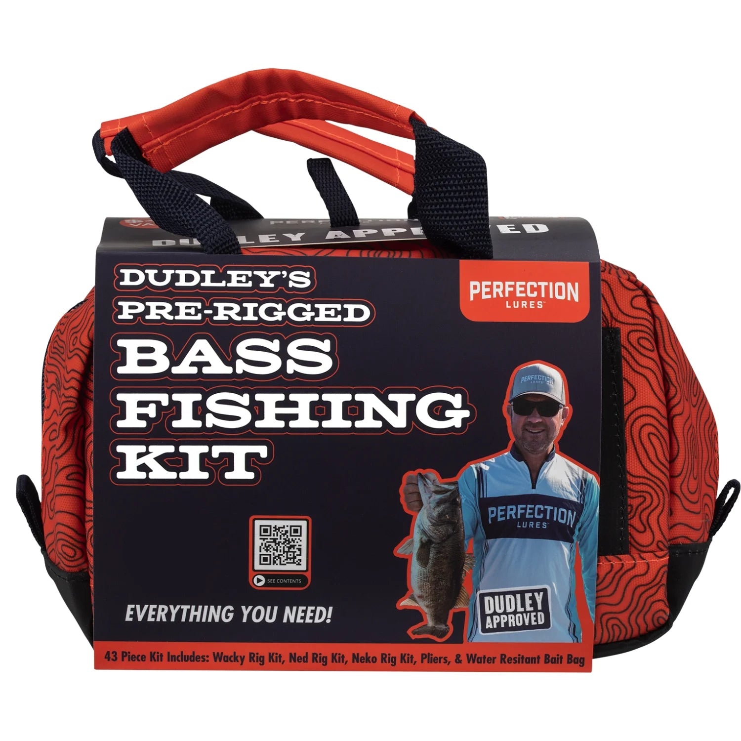 Dudley'S Pre-Rigged Bass Fishing Kit with Soft Plastics