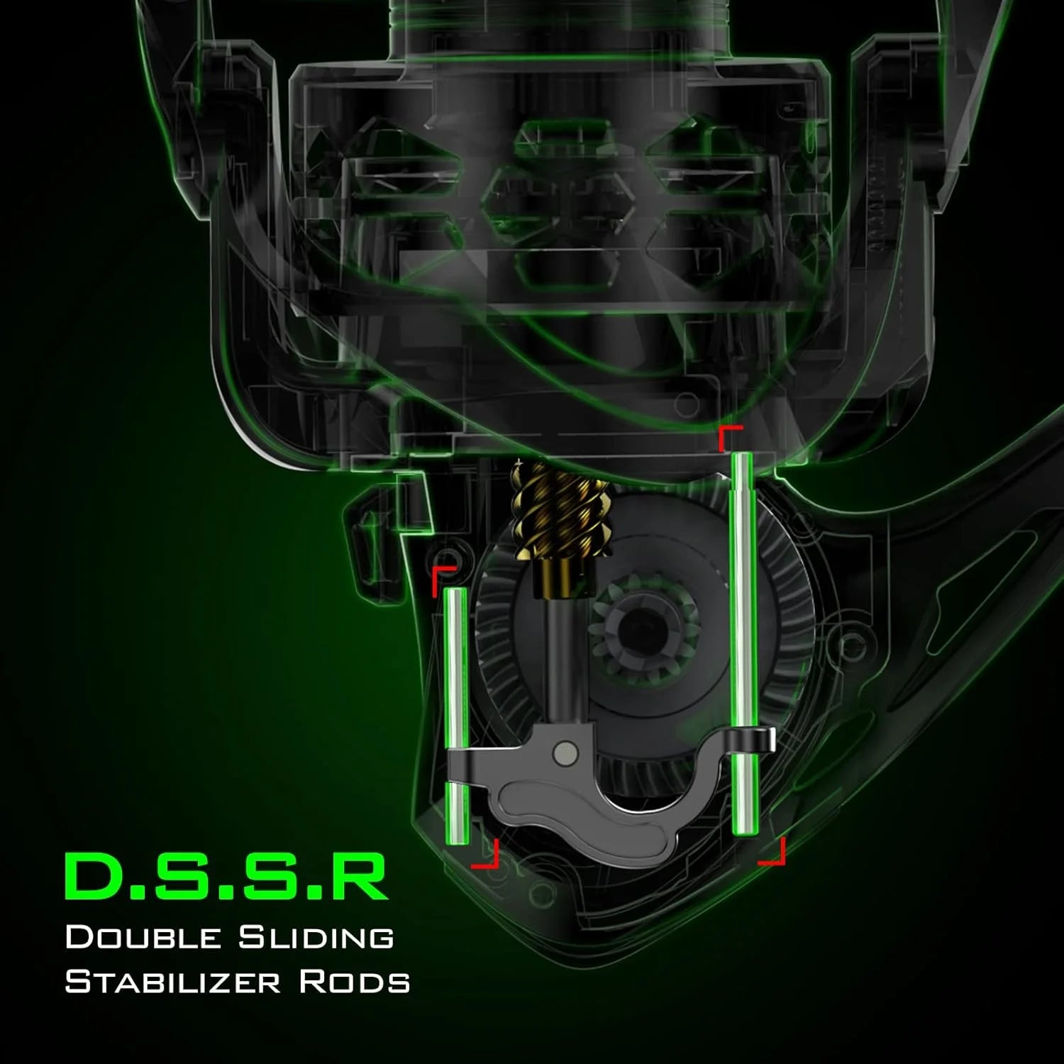 3000 Spinning Reel 5.6Oz Oversized Stainless Steel Main Shaft-Green 7+1-Zephyr Green