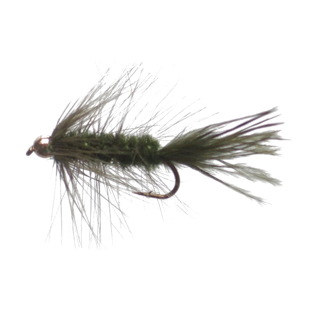 Fairplay Olive Wooly Bugger Fly, Size 10, 4 Pack, 709355