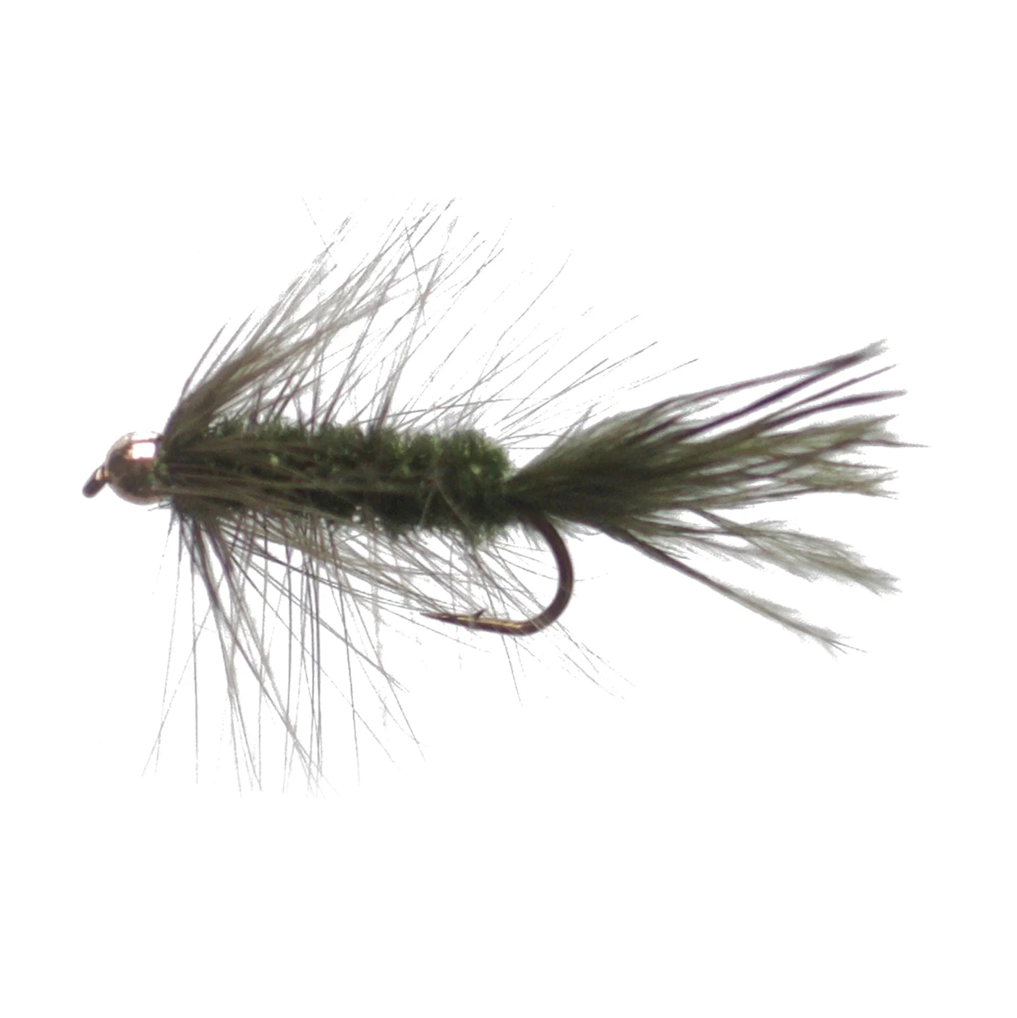 Fairplay Olive Wooly Bugger Fly, Size 10, 4 Pack, 709355