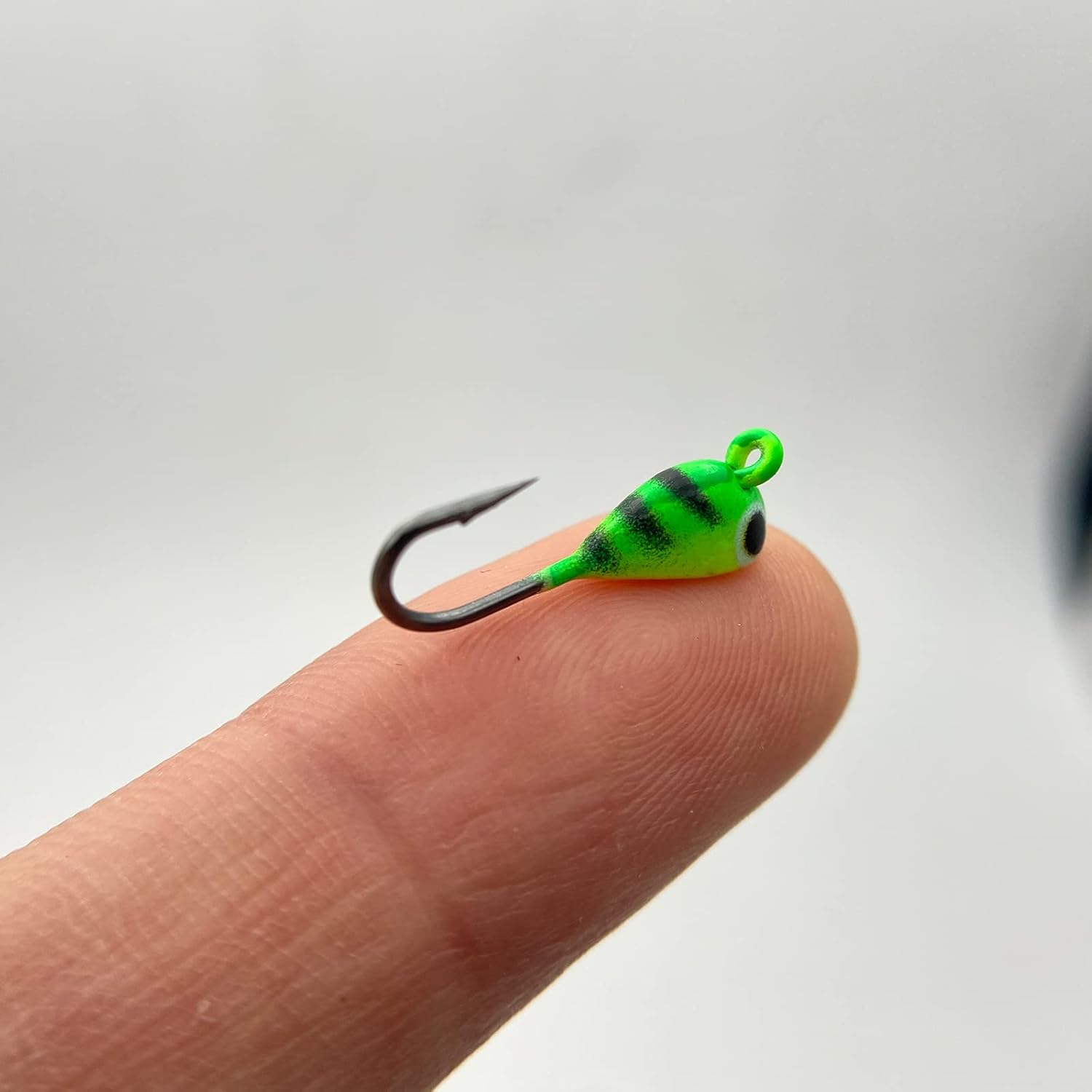 15 Pcs Ice Fishing Jigs for Panfish Walleye Sunfish Winter Ice Jigging Tackle Accessories Box Colorful Lead Jig Heads Glow Jigs for Ice Fishing