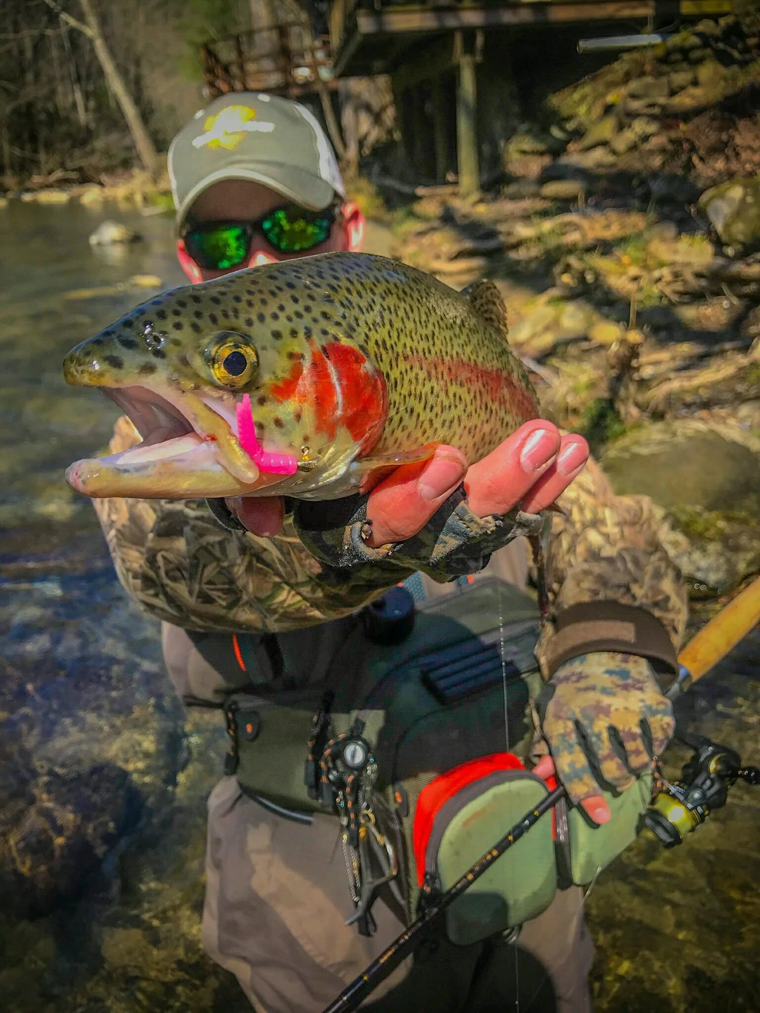 Trout Magnet Neon Softbait Kit 85 Piece