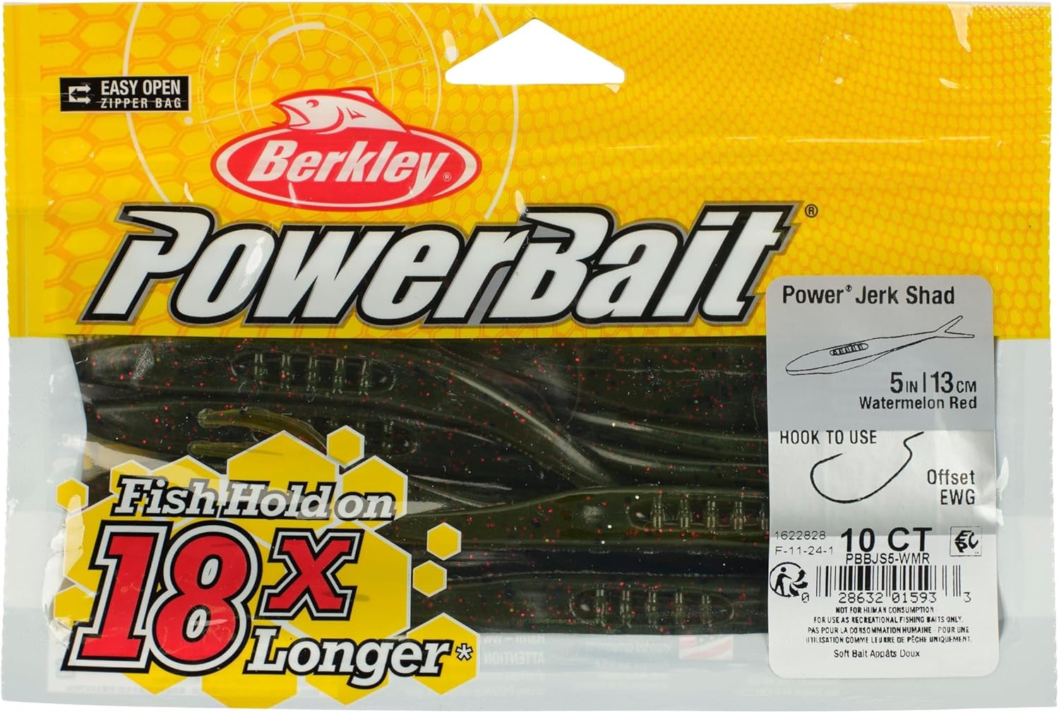Berkley PowerBait Power Jerk Shad Fishing Soft Bait