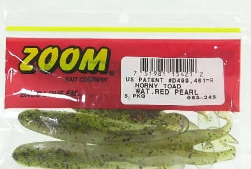 Horny Toad 4.25'' Watermelon Red Pearl 5Pk