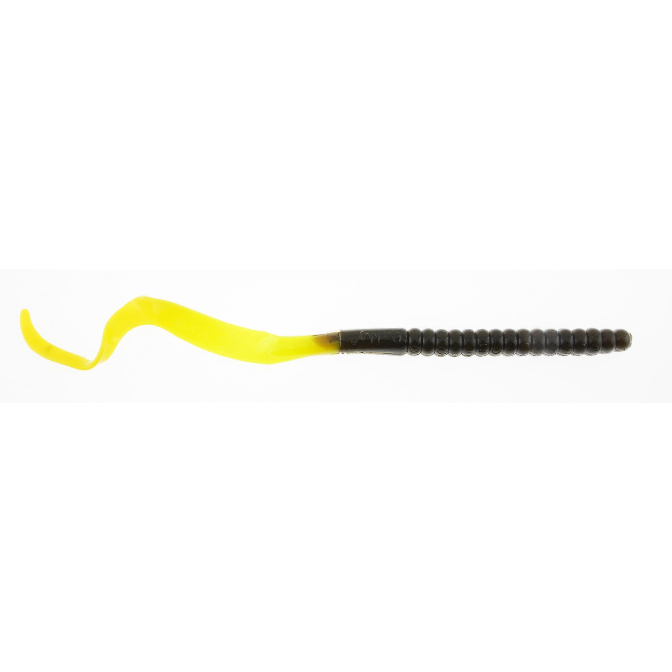 Powerbait® Power Worm Fishing Bait, Green Pumpkin/Chartreuse, 10In