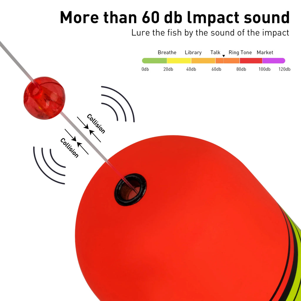 Fishing Slip Bobbers,Eva Foam Popping Floats Weighted,Oval Integral,Slip Bobbers Floats for Freshwater and Saltwater Inshore,8Pcs