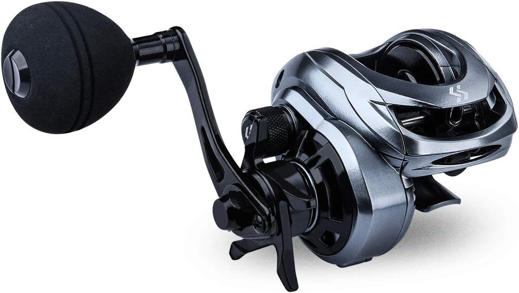 Baitcasting Fishing Reel High Speed Baitcaster with 9+1 Ball Bearings, Gear Ratio 8.0:1, Magnetic Brake System Power Handle Casting Reels
