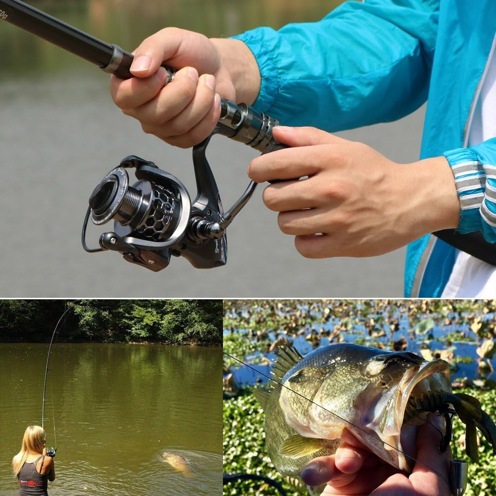 Telescopic Fishing Rod Reel Combos with Carbon Fiber Fishing Pole Spinning Reels and Fishing Accessories