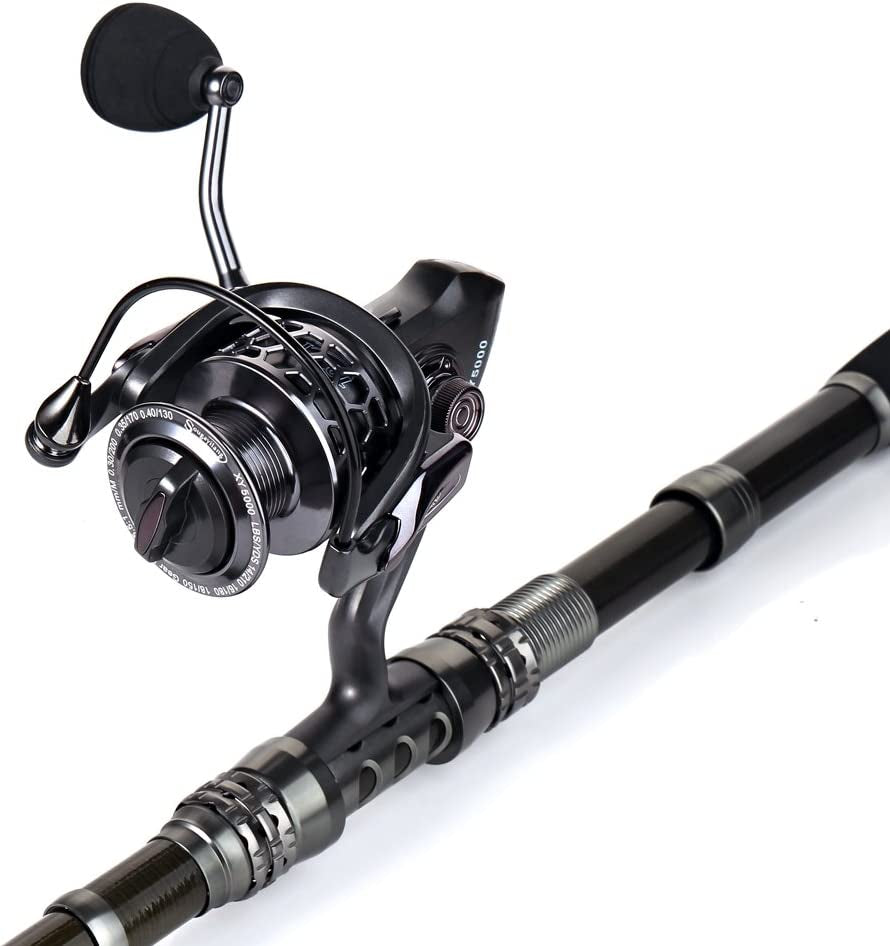 Telescopic Fishing Rod Reel Combos with Carbon Fiber Fishing Pole Spinning Reels and Fishing Accessories