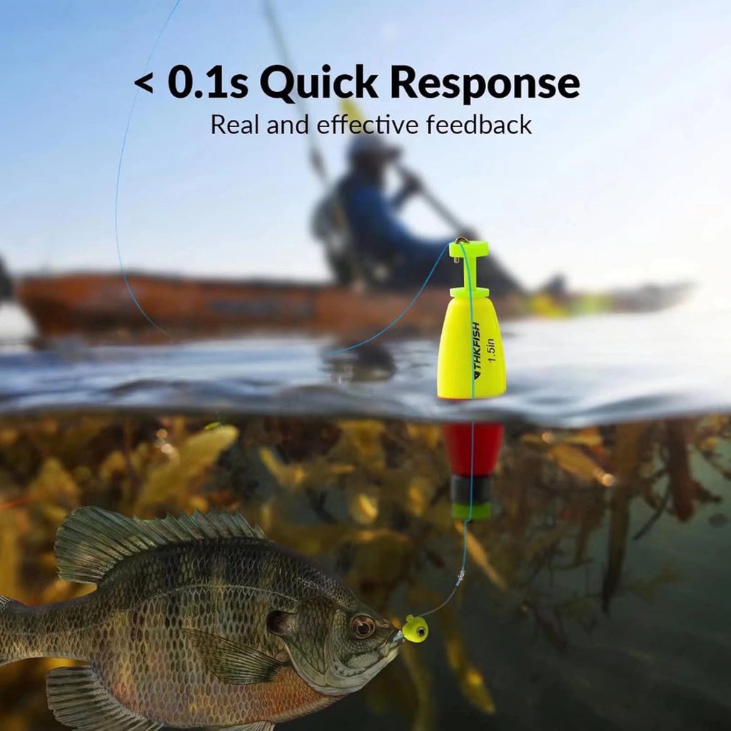 Fishing Bobbers 5PCS EVA Foam round Floats Red/Green Snap-On Spring Fishing Buoy Accessories for Freshwater Saltwater