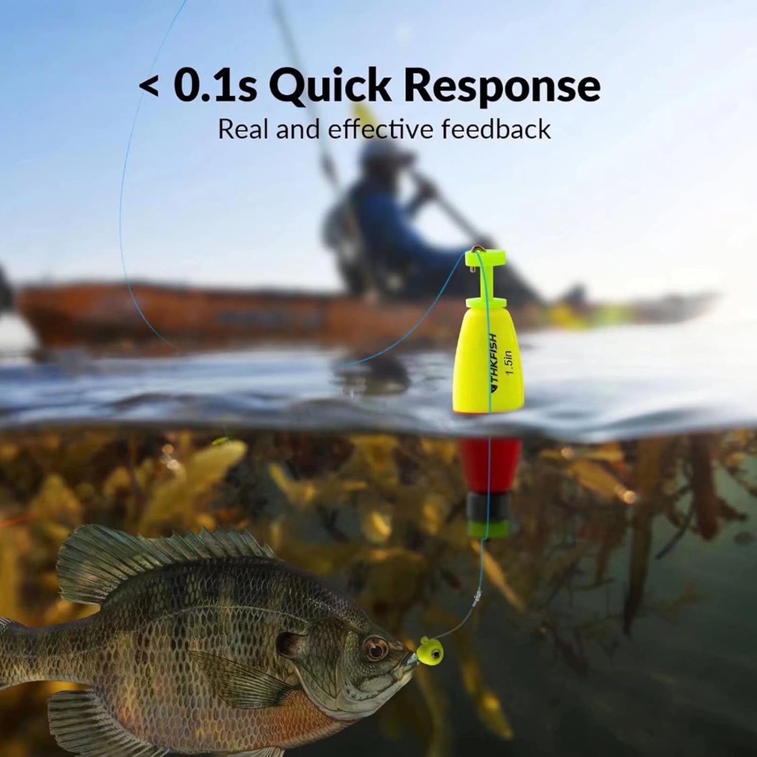 Fishing Bobbers 5PCS EVA Foam round Floats Red/Green Snap-On Spring Fishing Buoy Accessories for Freshwater Saltwater