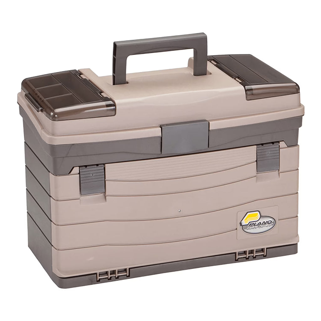 Fishing Guide Series 4-Drawer Tackle Box, Graphite/ Sandstone