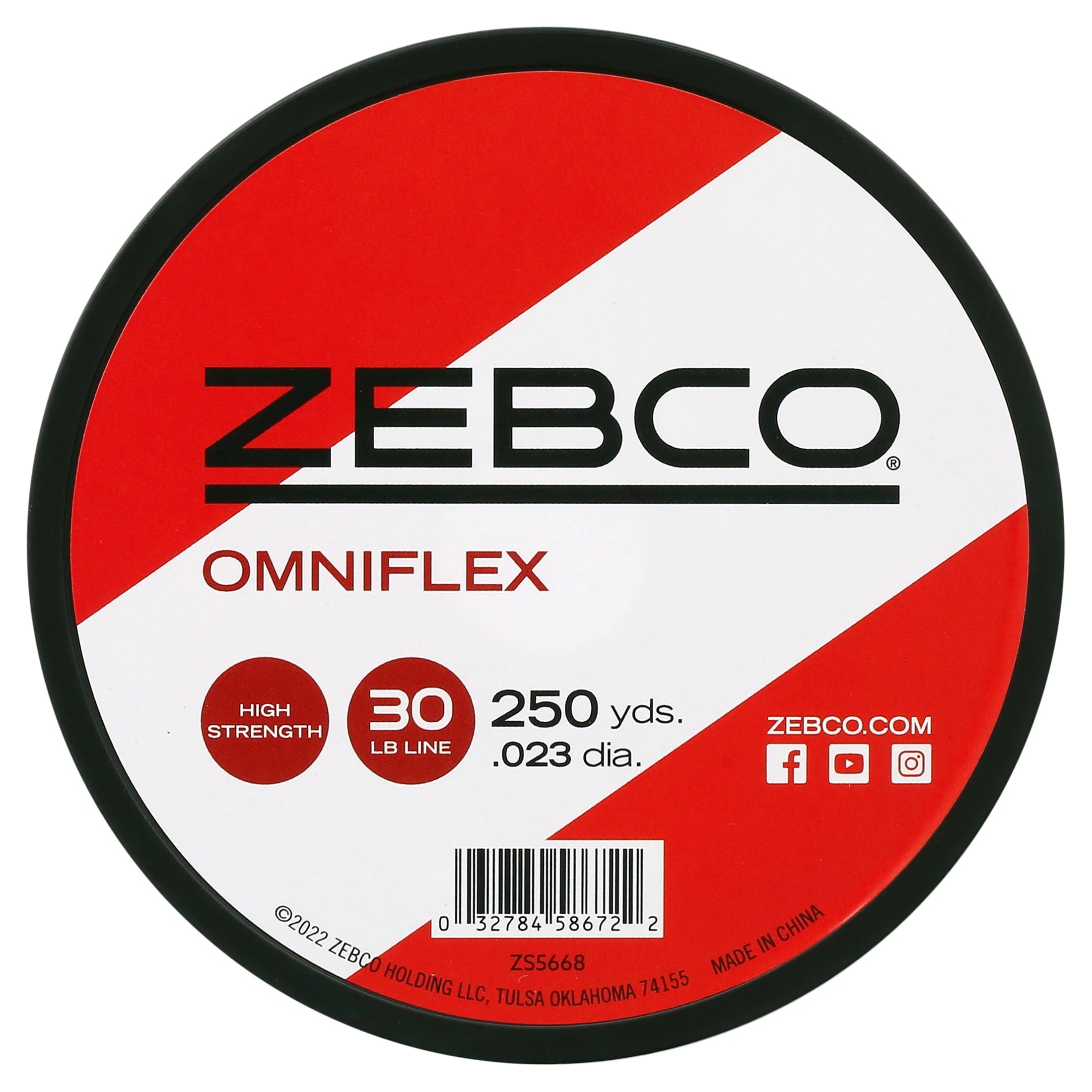 Omniflex Monofilament Fishing Line, 30-Pound Tested, Clear